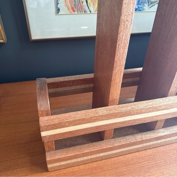 Handcrafted by Ken SIROIS Wood Gardening Tool Harvest Carrier Craftsmanship - Picture 10 of 12